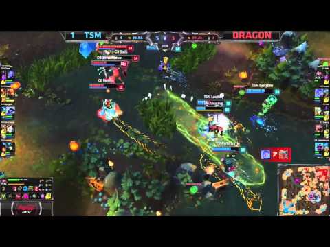 NA LCS 2014 Grand Finals: Team Solomid vs Cloud 9 Game 4 Highlights