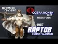 HCC788 1987 RAPTOR Cobra Falconer COBRA MONTH Week 4 Vintage G I Joe Toy S03E30