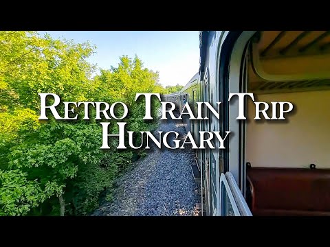 The MOST BEAUTIFUL train ride in Hungary! Győr to Veszprém in 2 hours! 4K