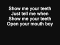 Lady Gaga - Teeth Lyrics On Screen