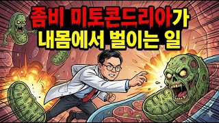 과속 노화의 주범 좀비 미토콘드리아가 늘어나면 생기는 5가지 일과 하루 10분 해결책.