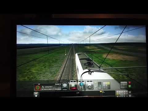 MongoTV_10459 - Del 4 - Køre TRAIN SIMULATOR JULEDAG NAT Med ICE Tog i TYSKLAND