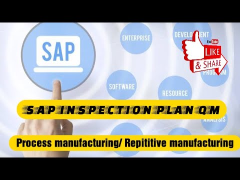 Criação de plano de inspeção | SAP QM | Garantia de qualidade