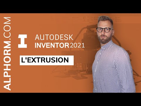 L extrusion sous Autodesk Inventor 2021 Vidéo Tuto