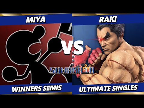 Sumabato 63 TOP 8 - Miya (Game & Watch) Vs. Raki (Kazuya) Smash Ultimate - SSBU