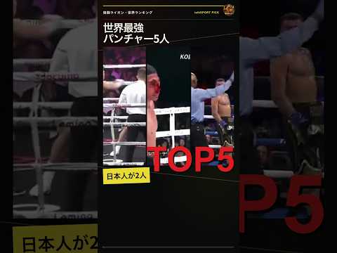 世界のKOモンスターは誰だ？talkSPORT選出の最強パンチャーTOP5を徹底解剖