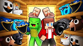 JJ and Mikey BECAME ANY MOB to Troll Villagers in Minecraft (Maizen)