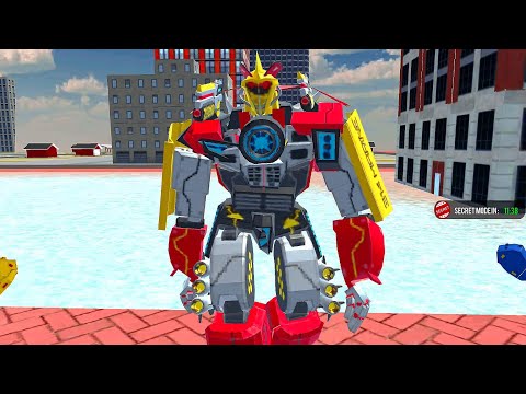 Flying Muscle Car Robot Transform Horse Robot Game _ android gameplay