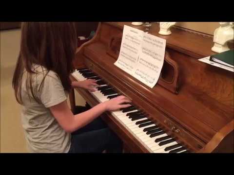 Ava playing "Victor's Piano Solo Corpse Bride"