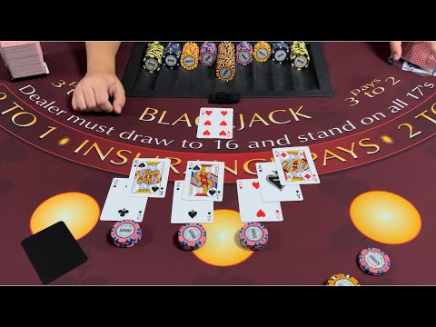 Blackjack | $75,000 Buy In | EPIC High Roller Blackjack Session! Huge Bets &amp; Multiple Splits!
