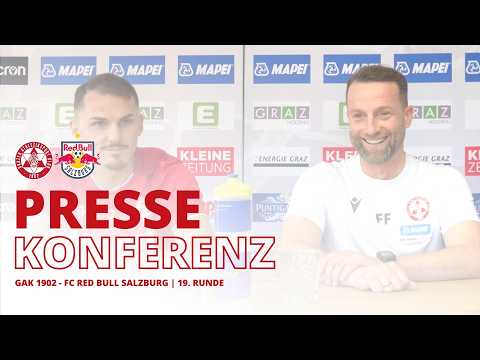 Press conference before the home game against FC Red Bull Salzburg | Matchday 19, ADMIRAL Bundesliga