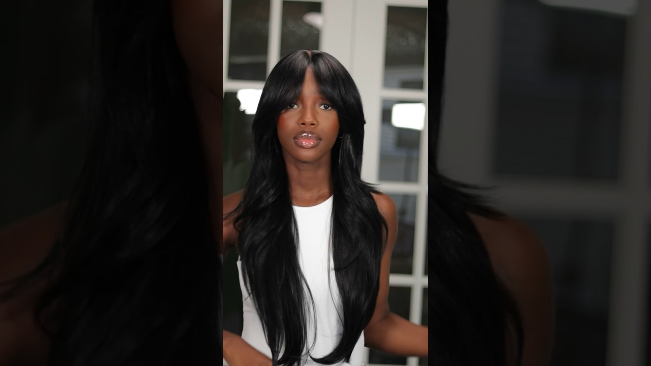 Freetress Equal Curtain Bangs HD Lace Front Wig - Bombshell