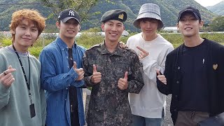 BTOB Members Reunited, Visiting Leader Eunkwang after He Achieved the Best Score in Basic Military