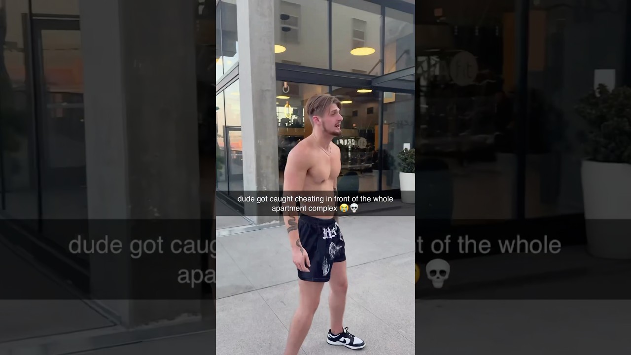 Guy caught cheating in front of everyone 😳💀