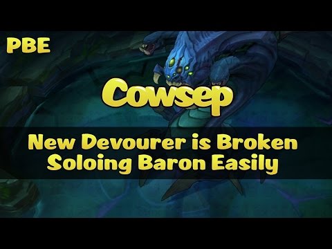 Soloing Baron Easily: New Devourer is Broken [PBE]
