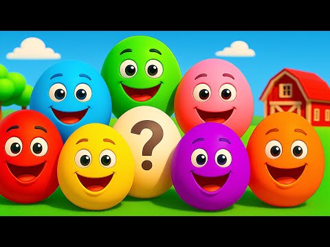 WAS STECKT IM ÜBERRASCHUNGSEI? 🎁 | Bunte Eier-Familien-Lied für Kinder #kinderlieder #youtubekids