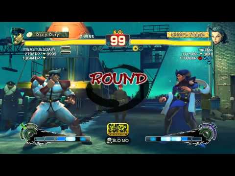 SSF4 AE 2012: ITWASTUESDAYY (Bison) vs mp3ksc (Rose) - endless battle compilation