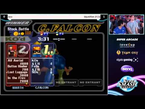 SSS 19 - Jace (Captain Falcon) Vs. LiquidKen (Marth) - Loser's Round 6