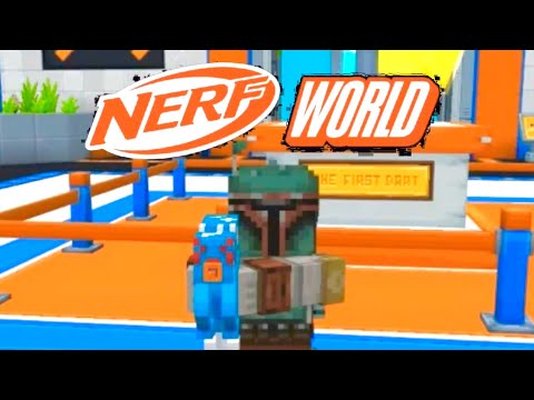 King Of Darts Gaming - Playing The Minecraft Nerf DLC Part 1