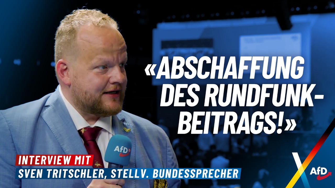 „Abschaffung des Rundfunkbeitrags!”– Sven Tritschler im Interview – AfD