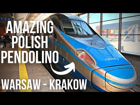 Second Class In Amazing Polish HIGH-SPEED TRAIN  | PKP EIP Warsaw - Krakow Trip Review