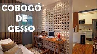 COBOGÓ DE GESSO JÁ É TENDÊNCIA, VEJA