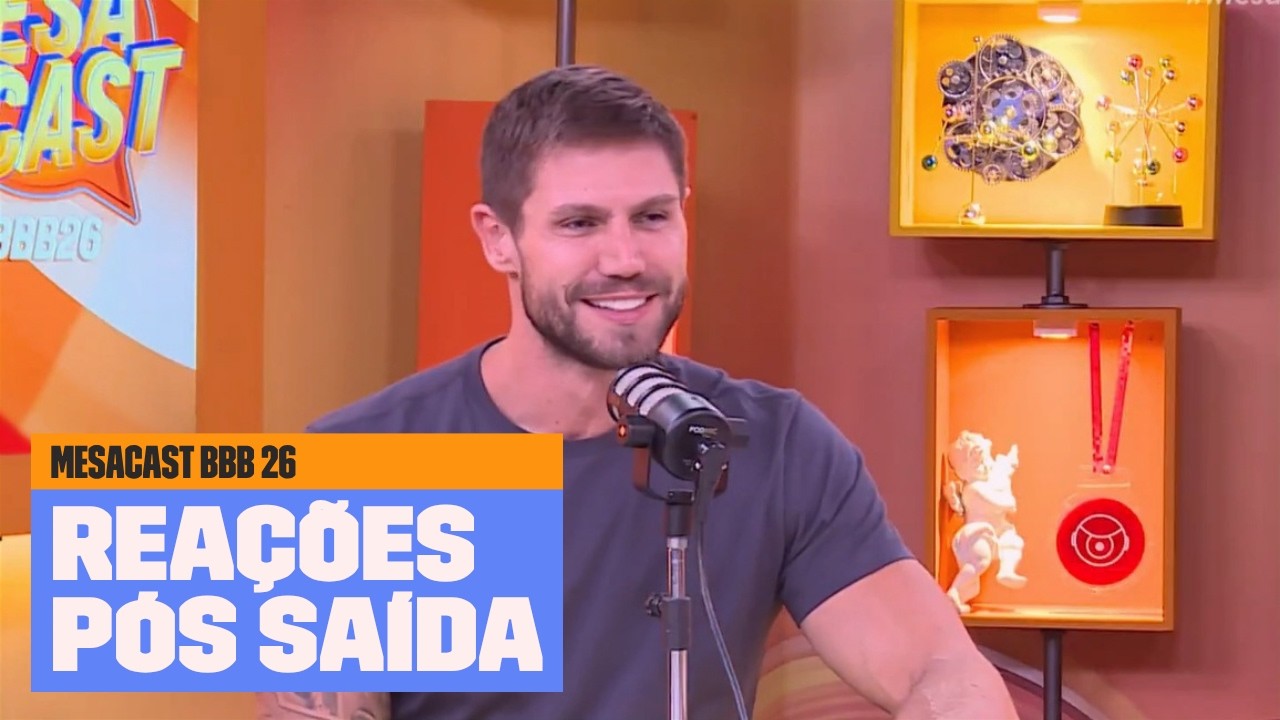 Jonas SAIU e as REAÇÕES na casa foram VARIADAS | BBB 26 | Mesacast BBB | Multishow