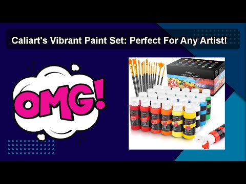 Caliart's Vibrant Paint Set: Perfect For Any Artist!
