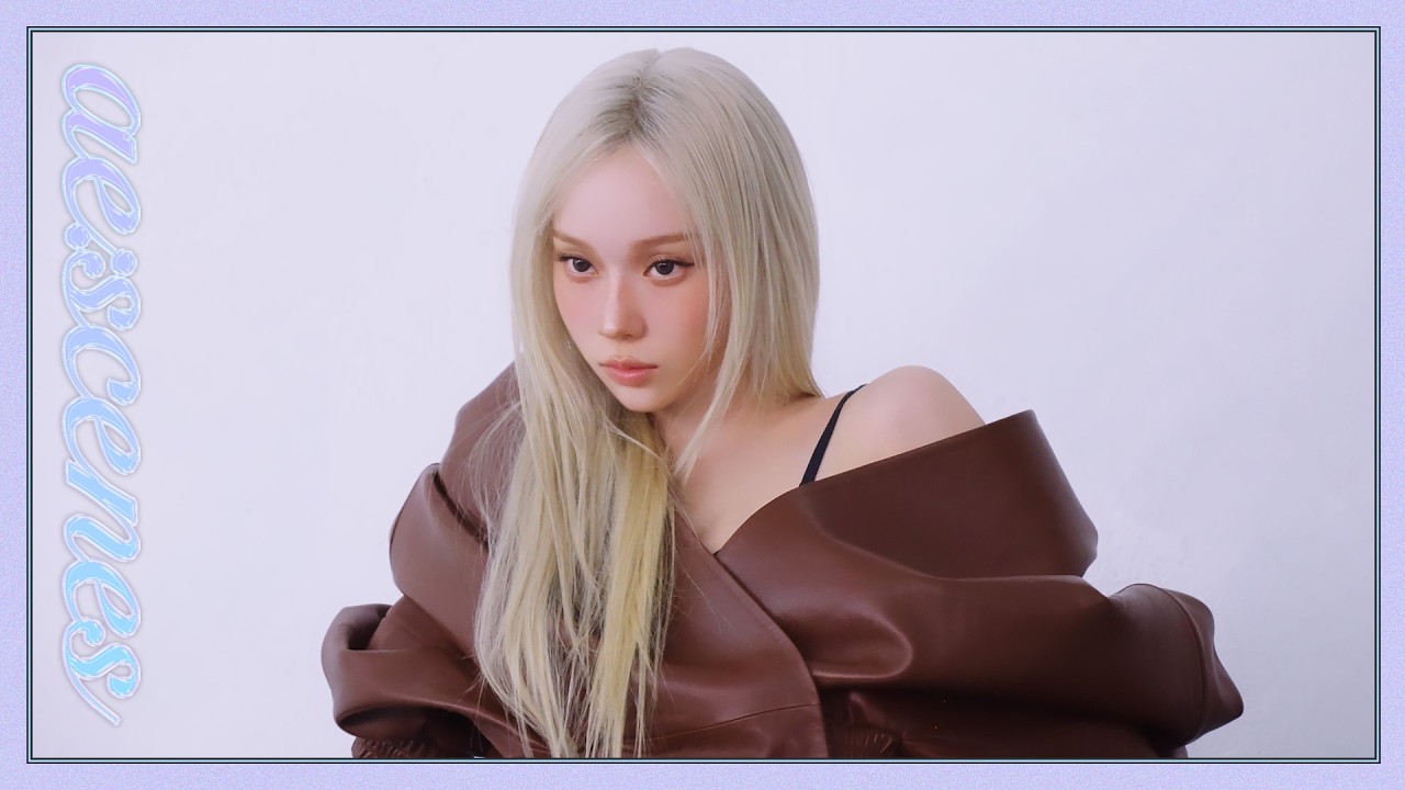 [ae:scenes] 너무 어려운 머리야💇‍♀️ | 에스파 윈터 더블유 코리아 화보 비하인드 (aespa WINTER W Korea photosh