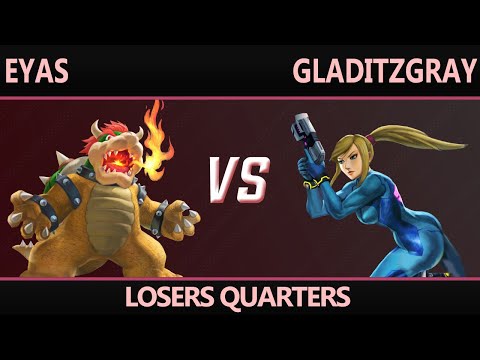 Eyas (Bowser) vs GladItzGray (Zero Suit Samus) - Sunday Night Fights 10 Losers Quarters
