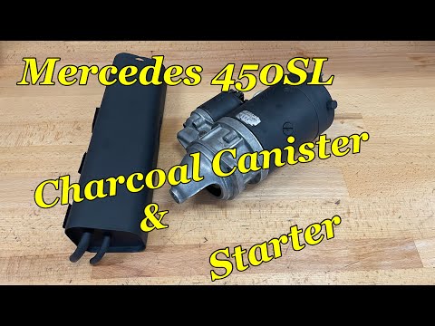 1975 Mercedes 450SL Charcoal Canister and Starter Rebuild