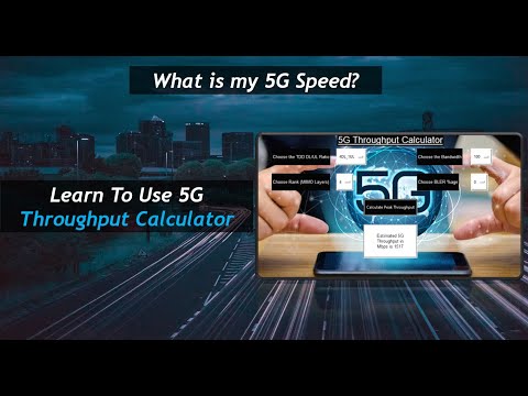 5G NR Throughput Estimation - How much speed or data rate will I get on 5G?