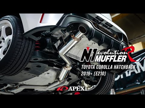 A'PEXi N1 EVO-R (Single Exit) Catback Exhaust for 2019+ Toyota Corolla Hatchback (E210)