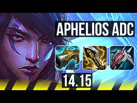 APHELIOS & Rakan vs JHIN & Lux (ADC) | 14/1/3, Legendary, 600+ games | BR Grandmaster | 14.15
