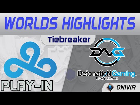C9 vs DFM Tiebreaker Highlights Day 3 Worlds 2021 Play in Cloud 9 vs Detonation FocusMe by Onivia