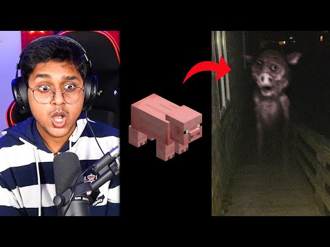 cursed MINECRAFT mobs in real life