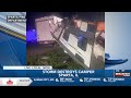 Storm destroys camper, damages others in Sparta, Ill.