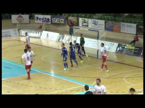 Gol Dani Santos (3-1) en el Naturpellet Segovia - FS Valdepeñas. 2Div, J23