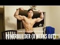 VANCITY POWERBUILDER 8 WEEKS OUT FROM CLASSIC PHYSIQUE SHOW | JAWS RAW LOWER BODY & REFEED MEAL