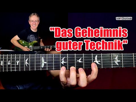 "Das Geheimnis einer guten Technik"