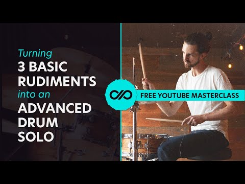 JP Bouvet - "Turning 3 Basic Rudiments into an Advanced Drum Solo" -  IMPROVISATION MASTERCLASS