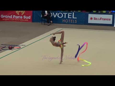 Arina KRASNORUTSKAYA (BLR) ribbon - 2019 Corbeil junior AA