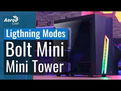 Aerocool Bolt Mini “Mini Tower” Juoda video