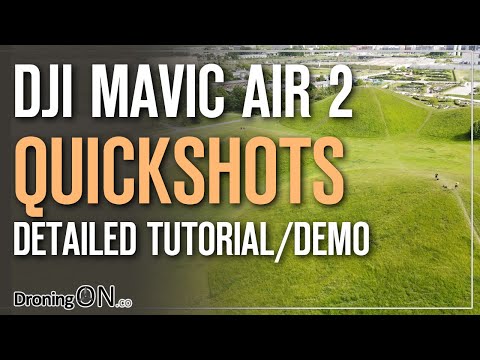 DJI Air 2S QUICKSHOTS Tutorial (Dronie, Circle, Rocket, Helix, Boomerang, Asteroid)