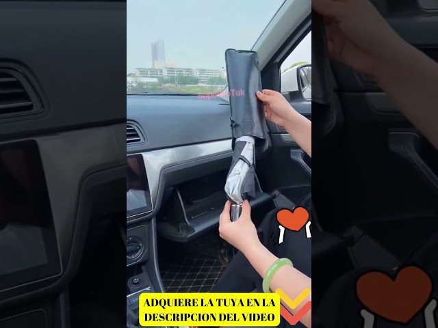 Vídeo relacionado con Parabrisas Delantero del Automóvil con Parasol Reemplazo para Mini Countryman F60/U25 2017-2025, Tapete Térmico Tecnología Lujo 3 Piezas, Visera Plegable Papel Aluminio, Cubierta Gruesa del Parabrisas