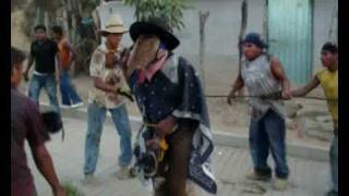 preview picture of video 'San Pedro Amuzgos Carnaval 2009 - macho mula 16'