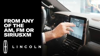 SiriusXM Presets | How-To | Lincoln