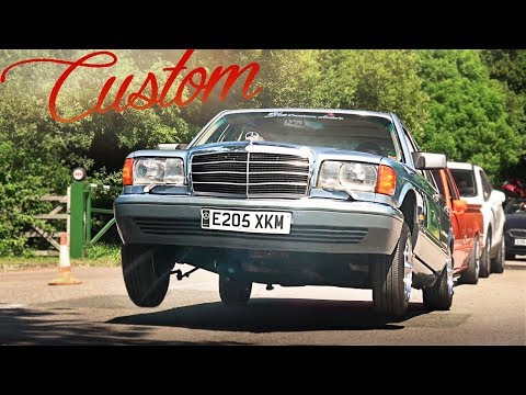 CRAZY Custom Cars Leaving a Car Show - June 2017