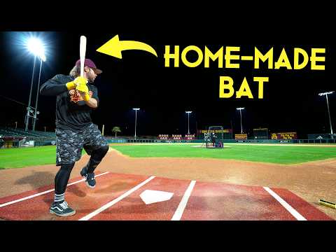 We Made a Wood Bat From Scratch...