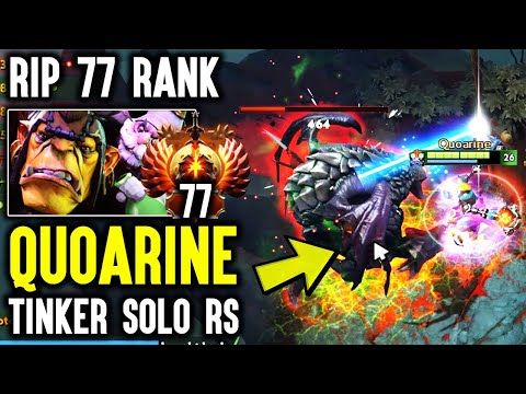 Quoarine Tinker Killing Solo ROSHAN And Destroyed Rank 77 Alchemist Totally Rekt Dota 2